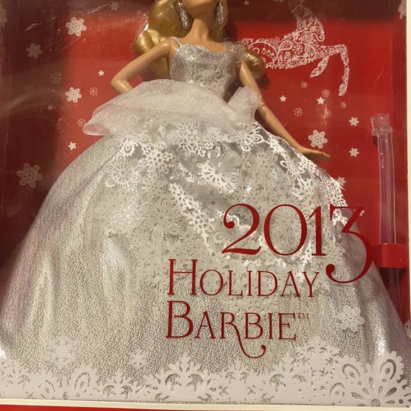 NIB 2013 25th Anniversary Holiday Barbie - Picture 3 of 4